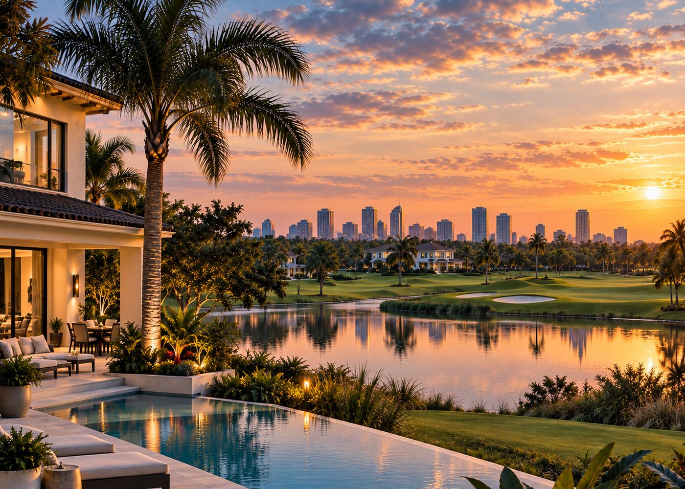 Orlando skyline and neighborhoods
