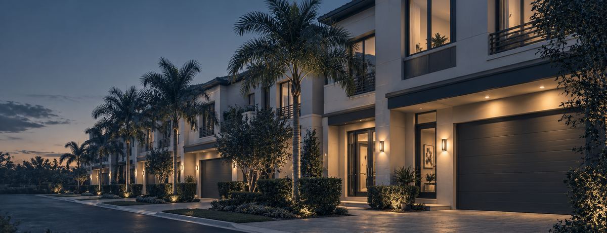 Townhome, representative of properties managed in Orlando